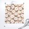 Peach Traditional Boho Garden Custom Printed Fabric by Spoonflower Various Fabrics by the Yard or Fat Quarter
